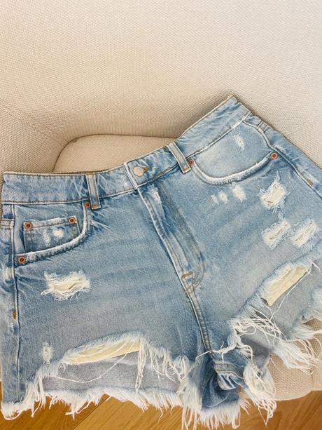 Denimove kraťasy, zara,m