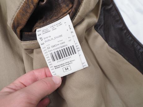 Luxusná kožená bunda engbers, xxl