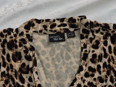 Leopardia blúzka -tunika, esmara,m