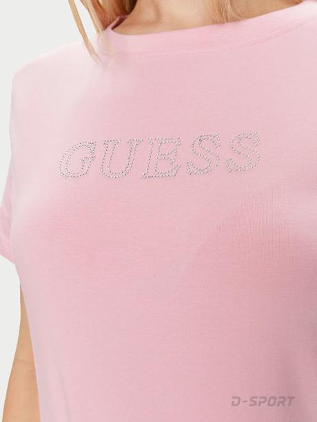 Tričko guess skylar ružová l, guess,l