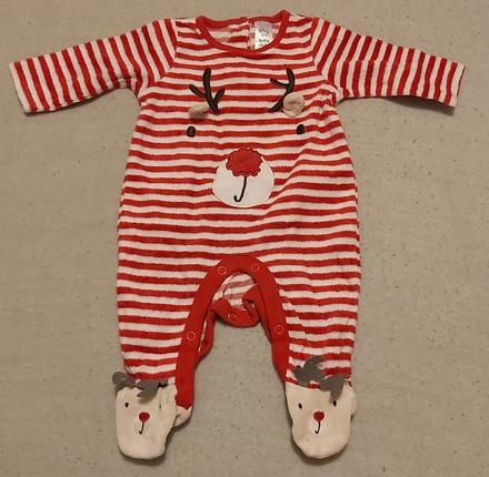 Vianočný overal teplejší 62, baby club,62