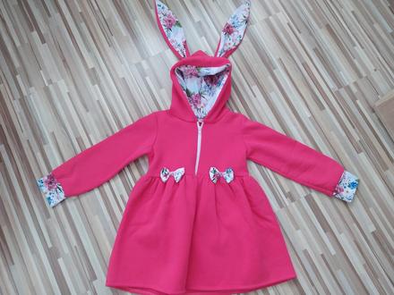 Kabátik/mikina s uškami, 116