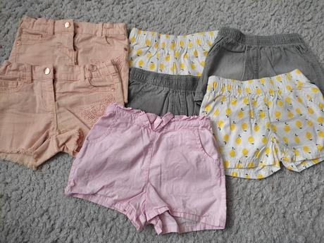 Tenké šortky 110/116, lupilu,116