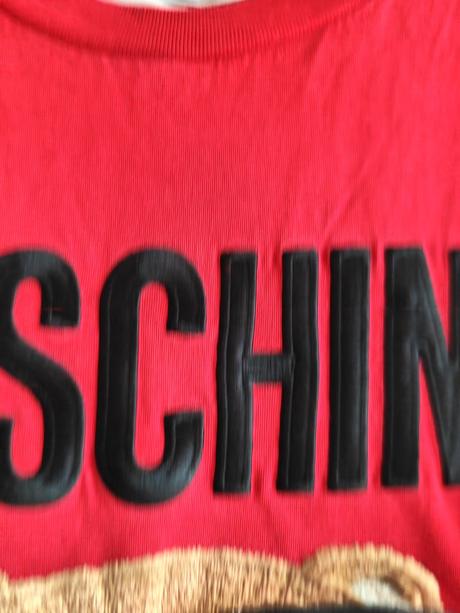 Moschino bear originál dlhs už e dámske tričko, moschino,l