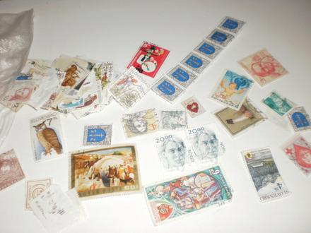 Poštové známky,