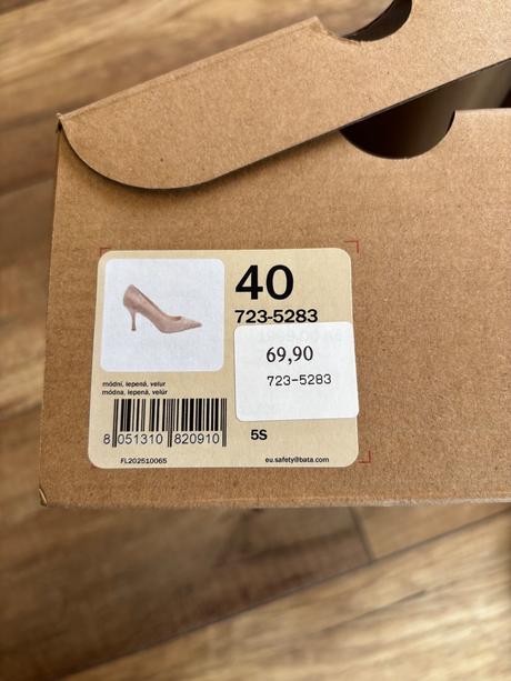 Lodičky baťa, baťa,40