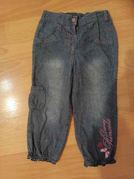 Detské riflové nohavice, disney,92
