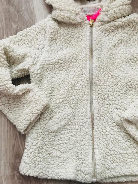 Mikinka uško podšitá 6-8 rokov, h&m,128