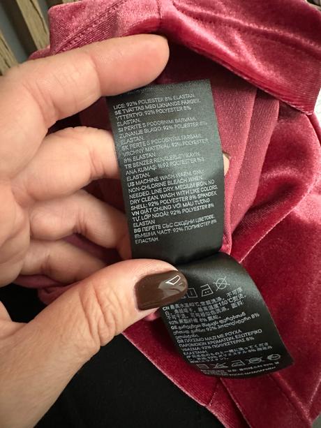 Plesove velúrové šaty, h&m,40