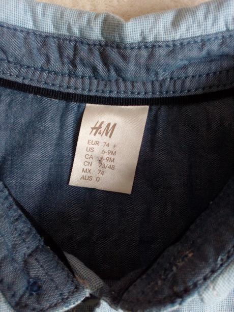 Košeľa h&m v. 74, h&m,74