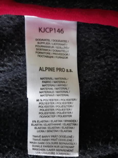Softshellová bunda, alpine pro,128