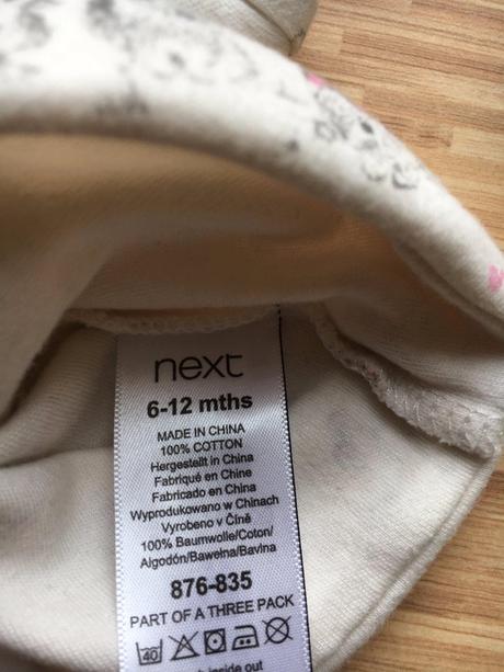 Zajkove prechodne ciapocky 6-12 mes., next,74