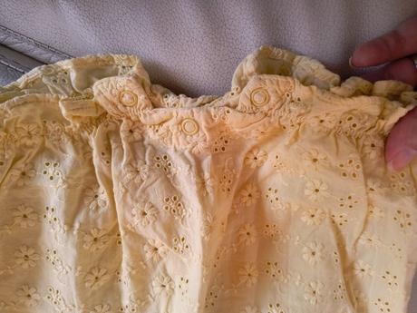 Letný madeirový overal hm 98, h&m,98