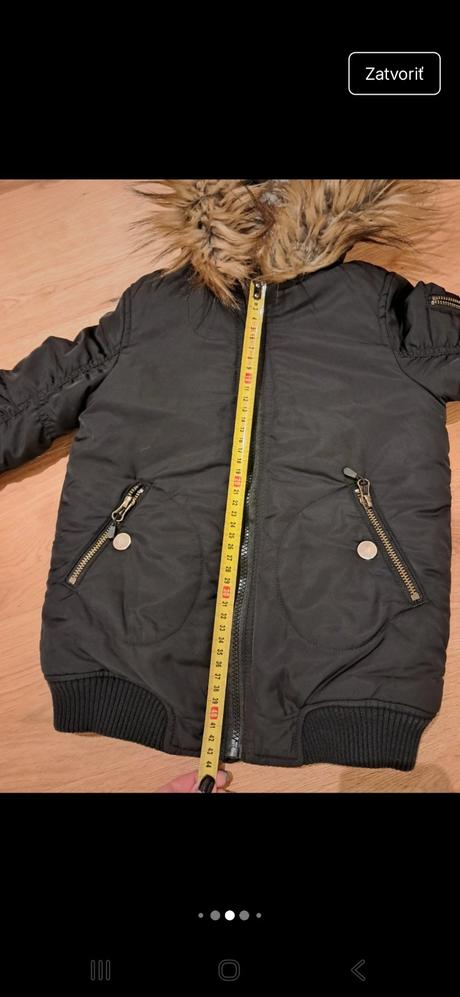 Teplá bunda next s kožušinkou, next,98