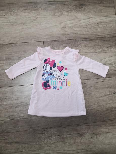 Šaty pre dievčatko s dlhým rukávom 62/68, disney,62