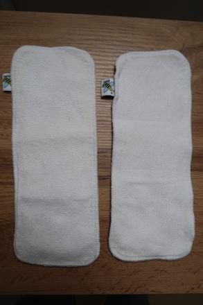 Krátká vkládací plena bílá 2ks, majab