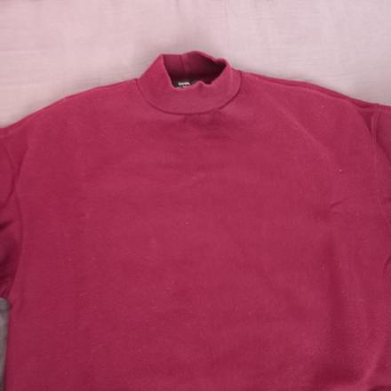 Bordová mikina, bershka,s