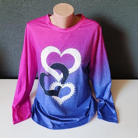 Tričko so srdieckom, xl