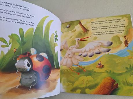 Kniha malá lienka v afrike,
