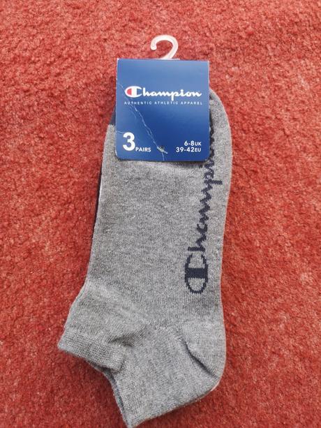 Champion ponožky 3 páry veľkosť 39-42, champion,39 / 40 / 42