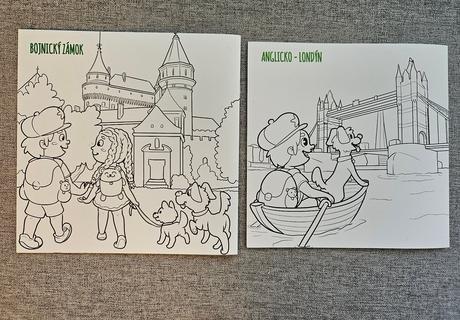 Detské maľovanky malý cestovateľ,