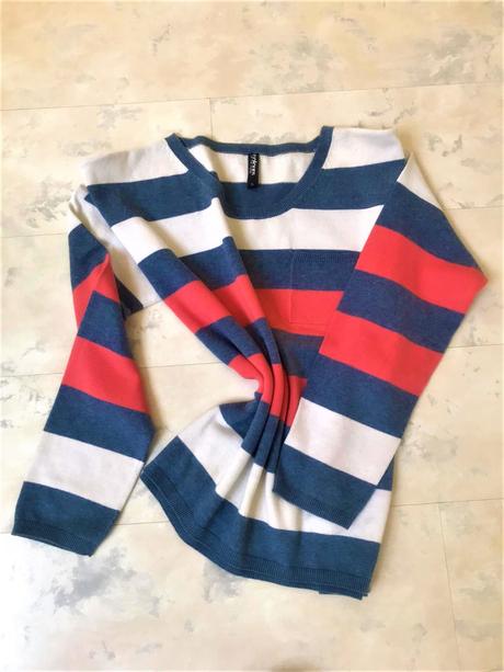 Bavlnený pulóver oversize l/xl, colours of the world,xl