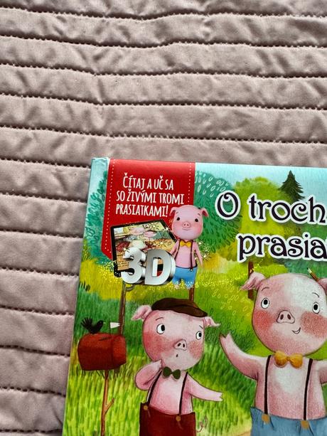 Interaktívna 3d kniha o troch prasiatkach,
