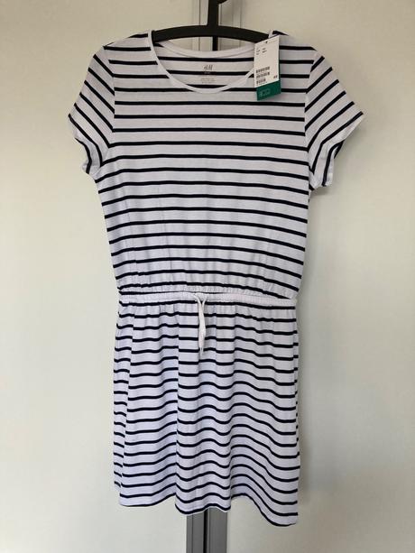 Šaty hm pásikavé, h&m,170