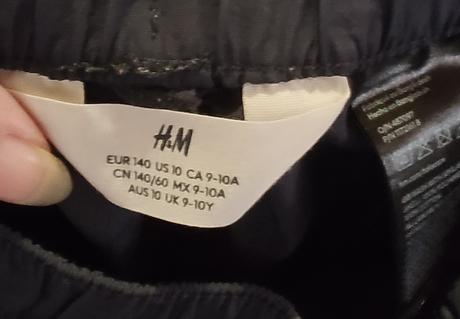 Šušťáky 140, h&m,140