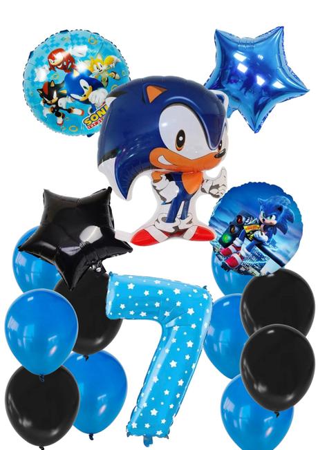 Balóny ježko sonic/knuckles/shadow- až 15/16/17/18, 