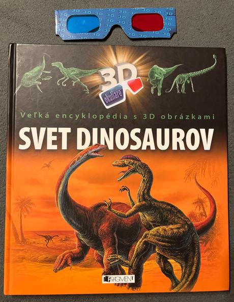 Kniha - svet dinosaurov - veľká encyklopédia s 3d,