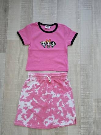 Sukňa, tričko, takko,134