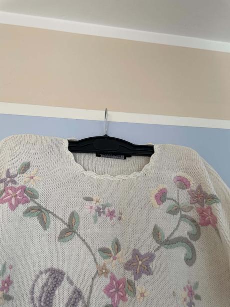 Bavlneno-ľanový pulóver, xl