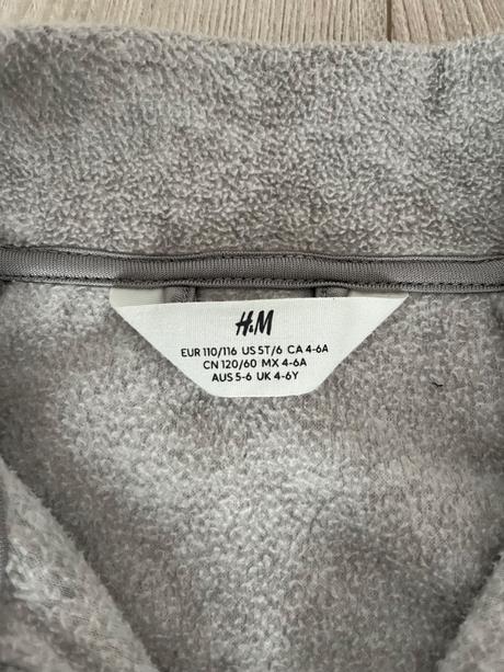 Flisova mikina hm, h&m,110