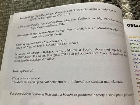 Prírodoveda pre 3.ročník základnej školy učebnica, 