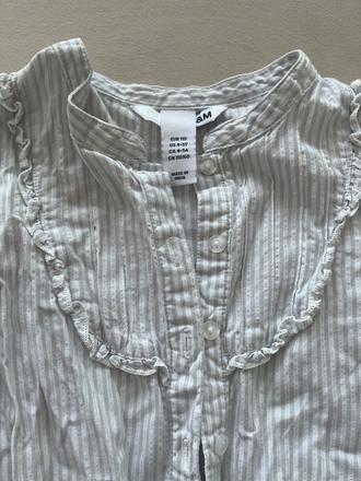 Košeľové šaty, h&m,110