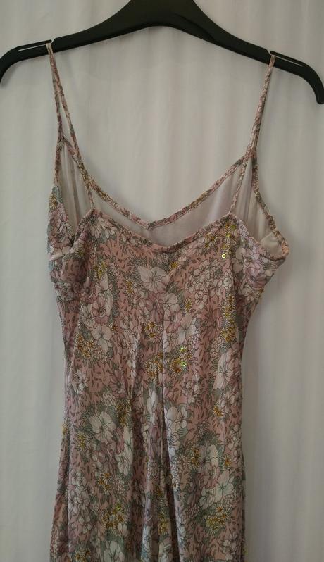 Dámske farebné šaty na ramienka, h&m, h&m,xs