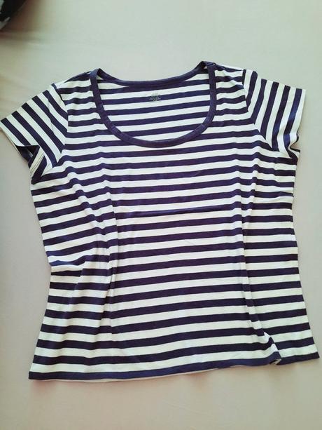 Tričko v námornickom štýle 2 ks, cena spolu, h&m,xl