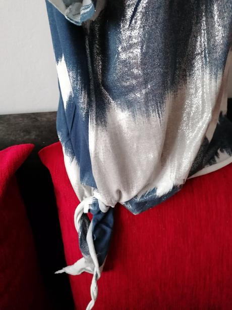 Tričko s bočným viazaním, l