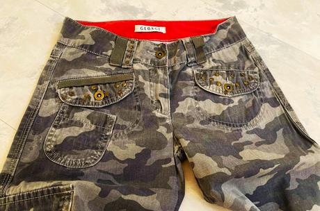 Rozšírené kvalitné maskáče 128/134, george,128