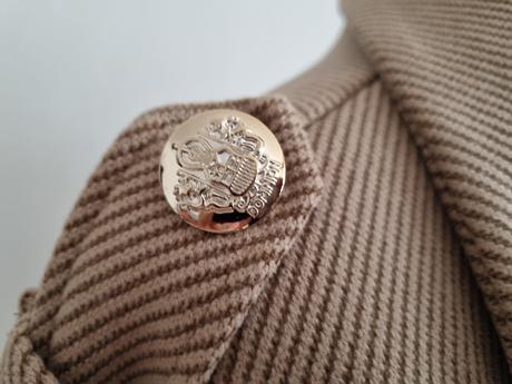 Bledohnedý zimný kabát 40 + kabelka grátis, 40