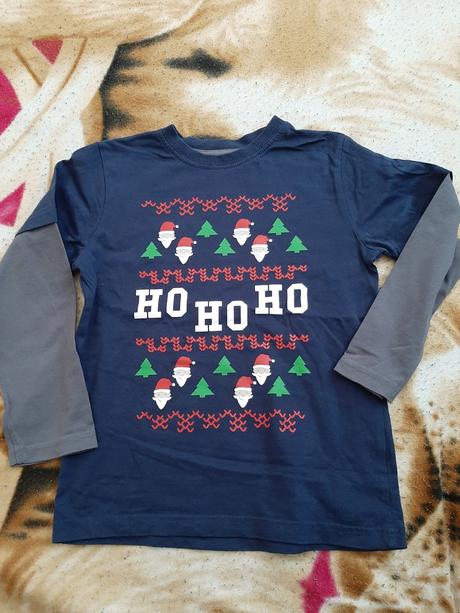 Tricko s dlhym rukavom krasne, 110