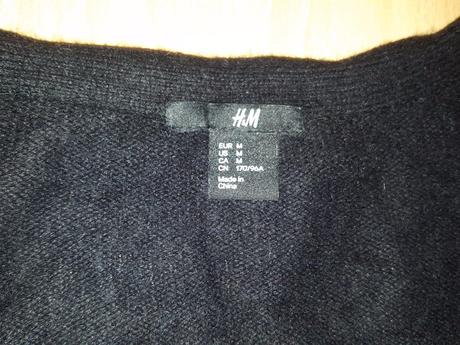 Cierny svetrik, h&m,m