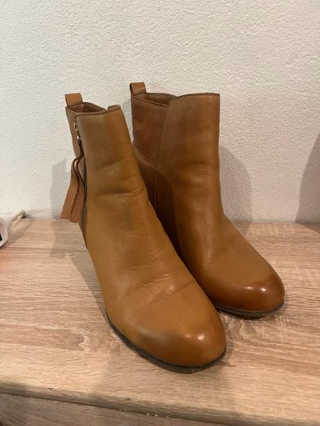 Dámske kožené čižmy, 40