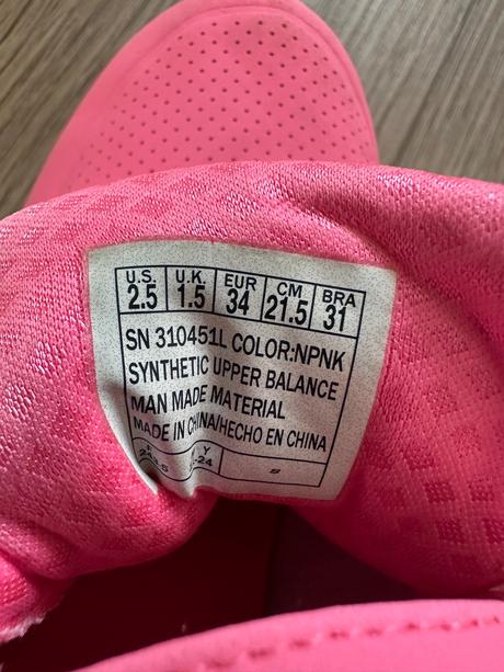 Skechers neon pink tenisky 34, skechers,34