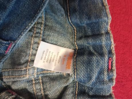 Rozšírené rifle s kvetmi, gymboree,134