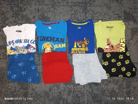 Chlapčenské letné pyžamká, nickelodeon,110