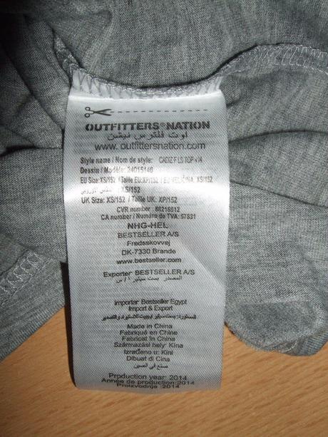 Tričko s netopierími rukávmi trill vibes, 152