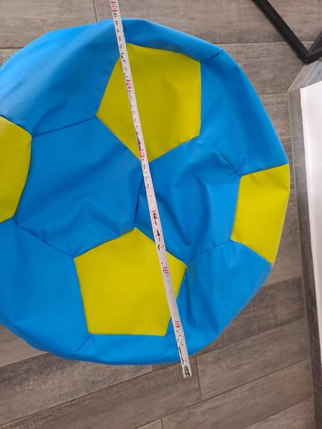 Sedací vak, veľký, futbalová lopta, 