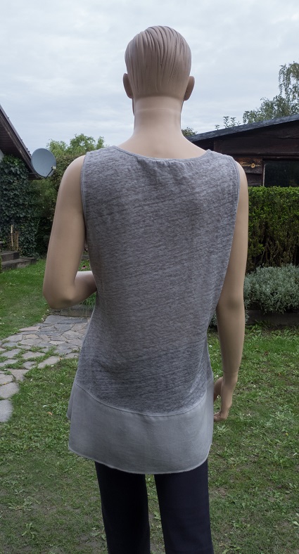 Dlhý ľanovo blúzkový top 40, 40